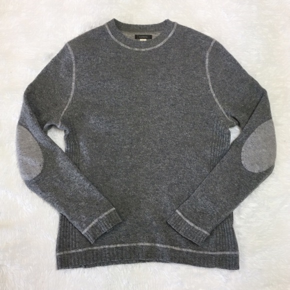 Express Other - Express 100% Lambswool Elbow Patch Sweater 12F